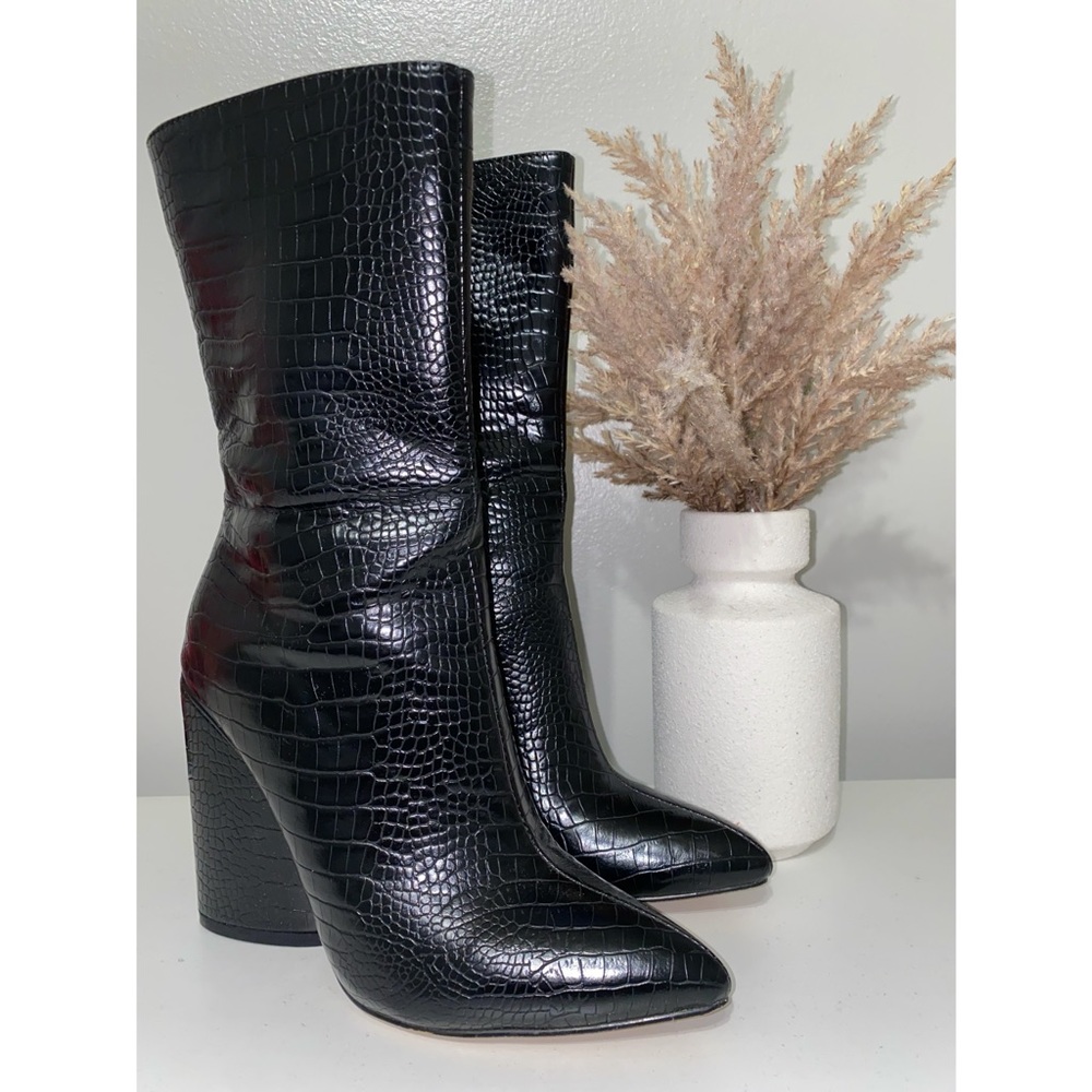 PrettyLittleThing Black Ankle Boots